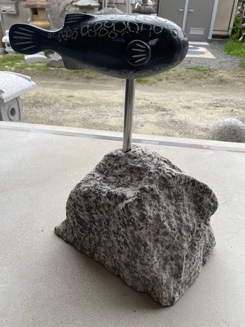 フグのオブジェ　置物　フグ【国産】