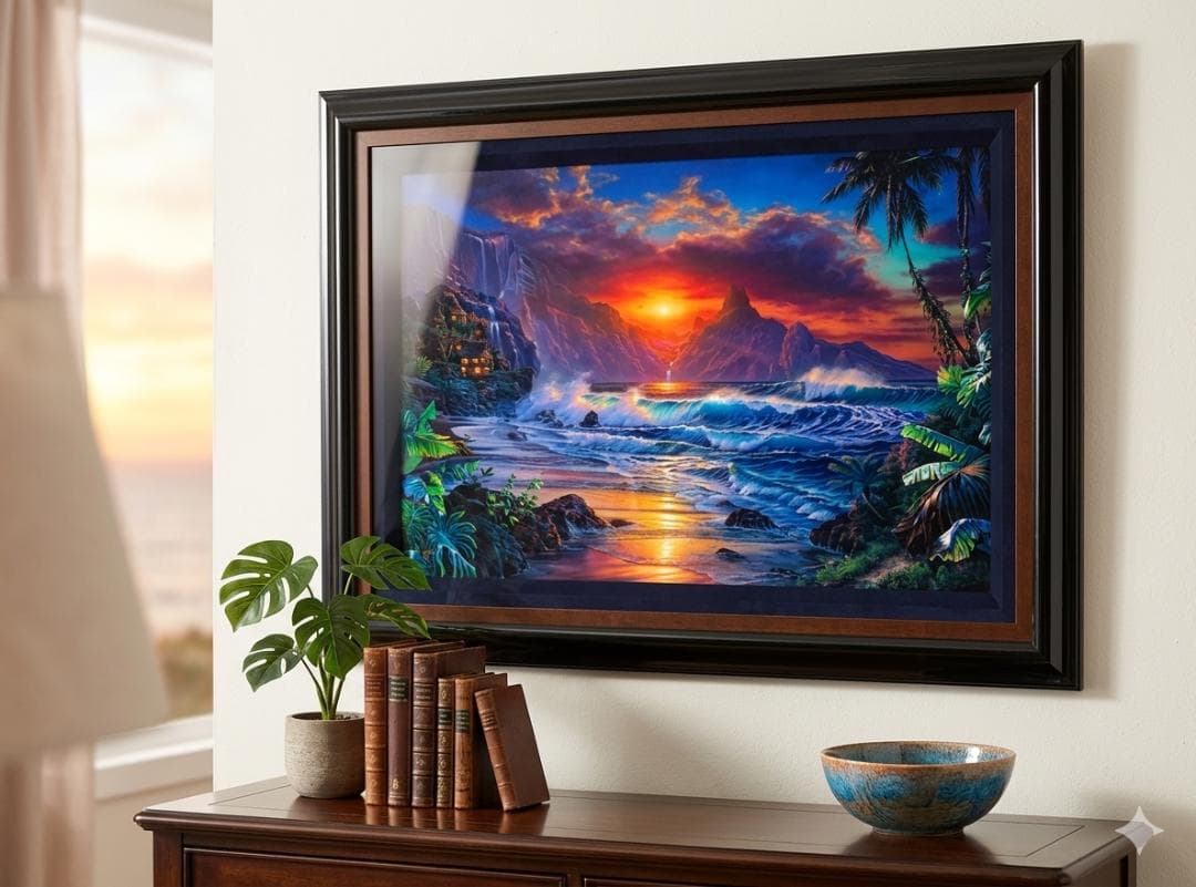 エスケープ Escape ラッセン Lサイズ 版画 真作保証 美品 - メルカリ