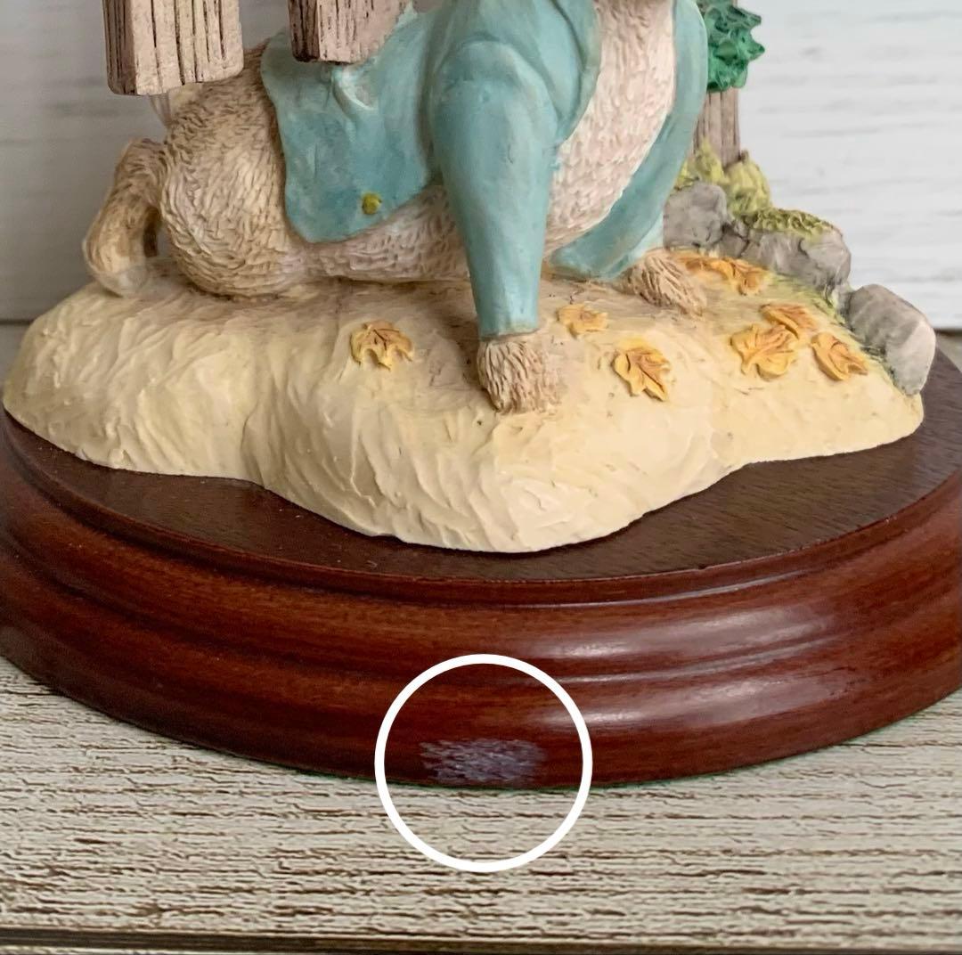 柵をくぐるピーター フィギュリン ピーターラビット 置物 - メルカリ