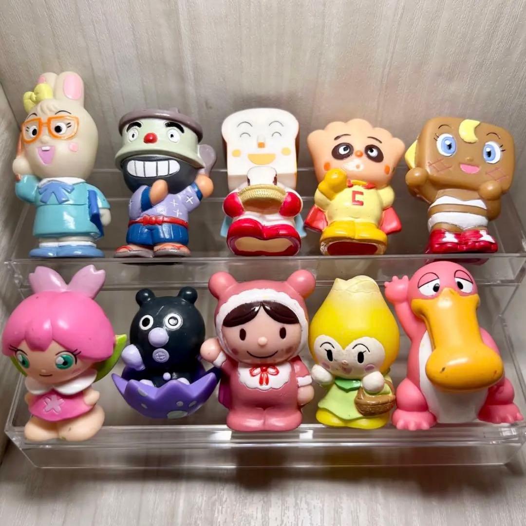 アンパンマン 】 指人形 ミニ フィギュア まとめ売り 50個‼️ソフビ