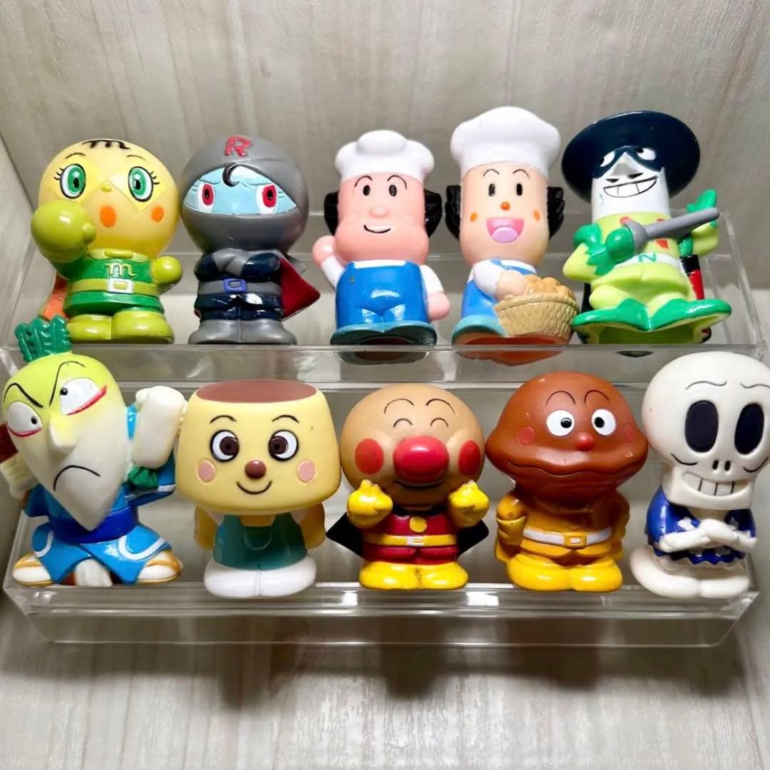 アンパンマン 】 指人形 ミニ フィギュア まとめ売り 50個‼️ソフビ
