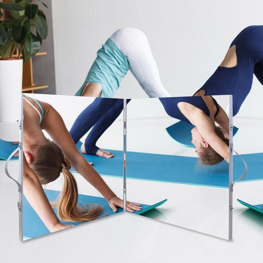 割れない鏡 軽量 ダンスミラー 大型鏡 160cm 姿見 全身鏡 金 2055