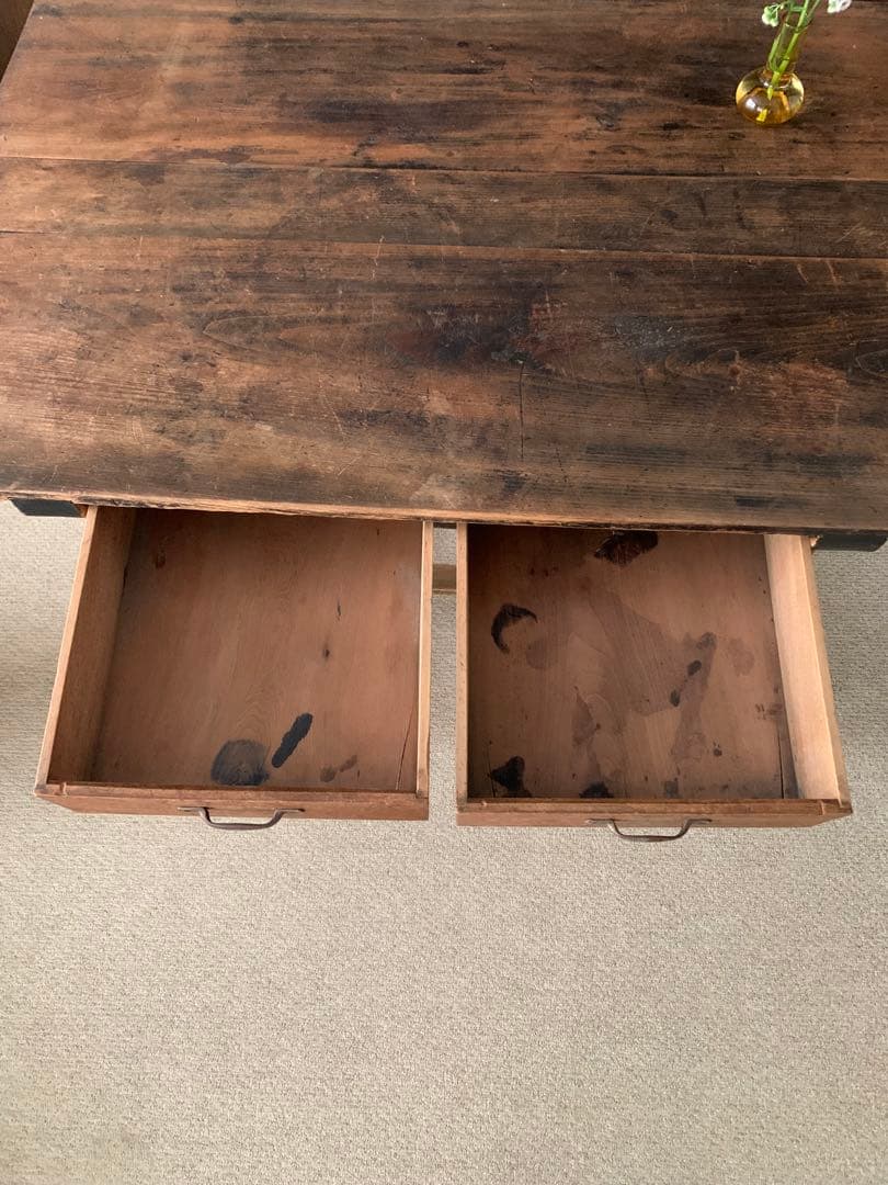 ヴィンテージ　デスク　文机　昭和