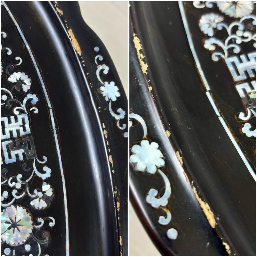 螺鈿細工 ちゃぶ台 61㎝ サイドテーブル