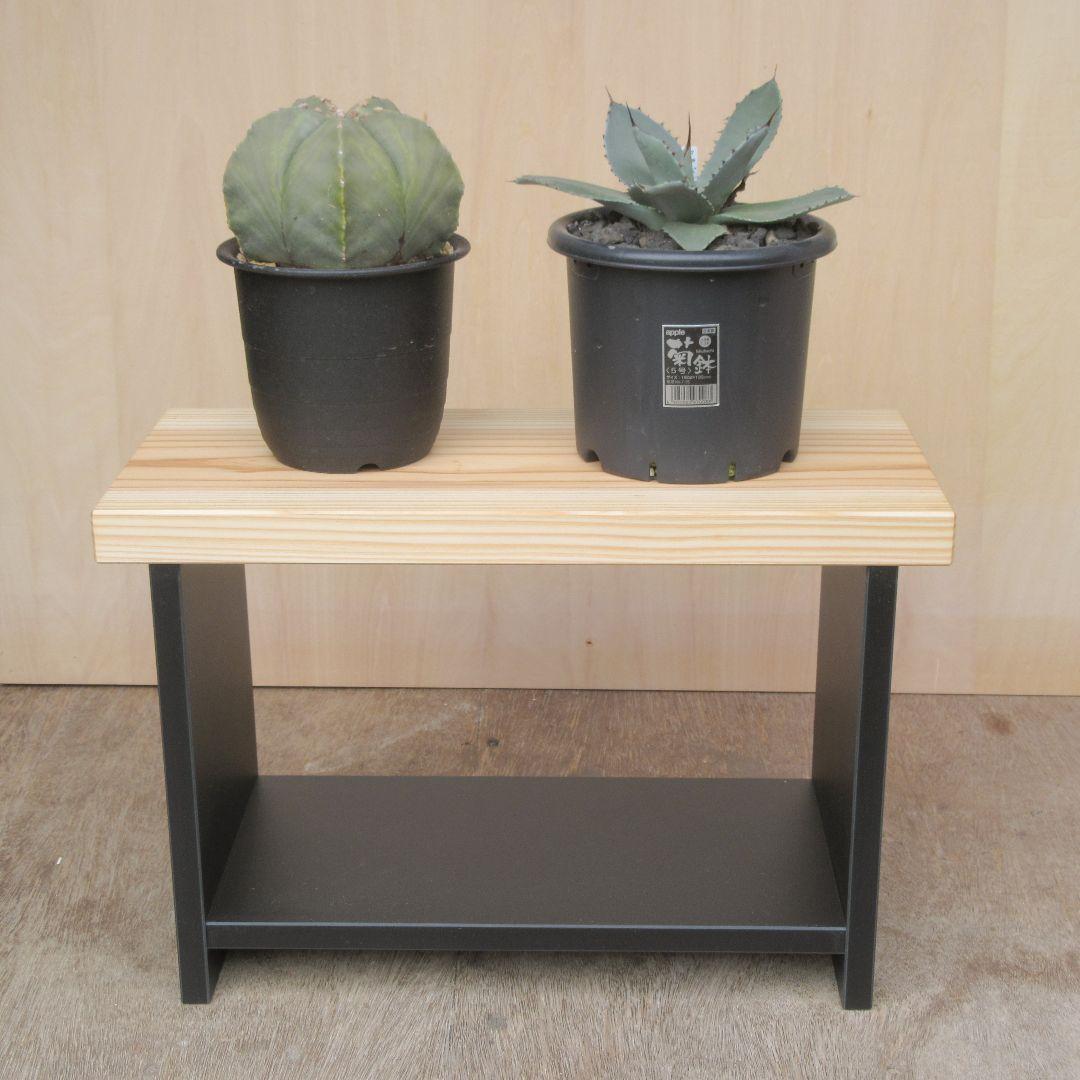 159 テレビ台 植物台 棚 杉板 メラミン材 丈夫