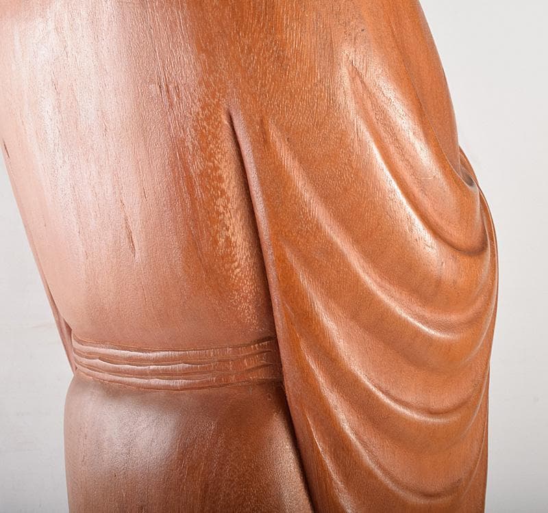 仏教美術　木彫　観音像　仏像　置物　重さ約10.3㎏　N　R5098C