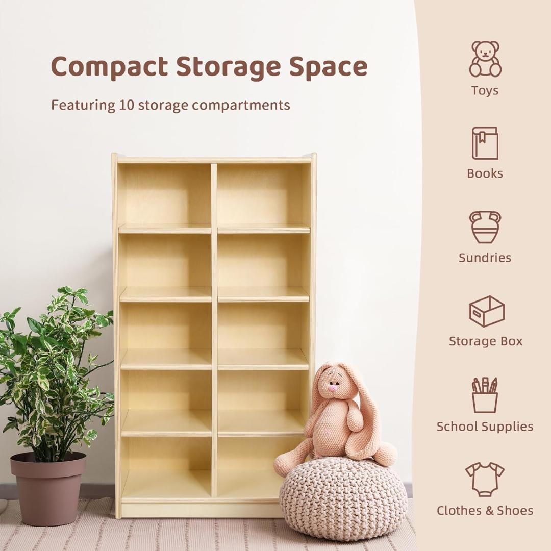 【新品未使用】TOOKYLAND 5段10区画 収納ラック 幅60 高さ91