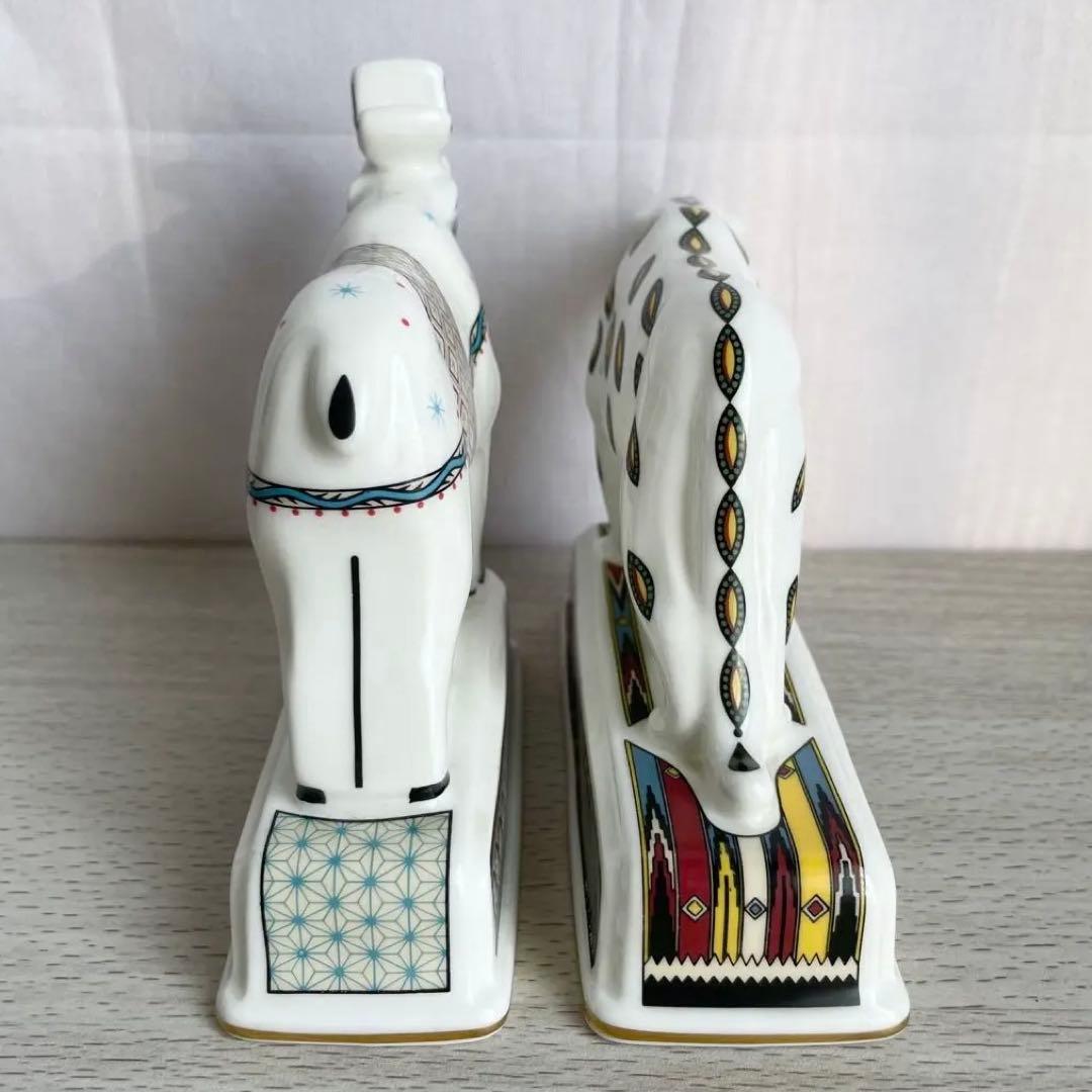 【極美品】 トナカイ&ヒョウ インテリア雑貨 2個セット