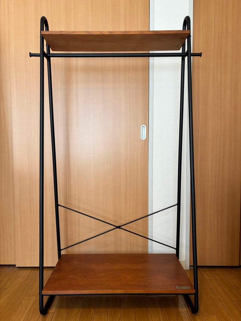 niko and... ニコアンド　ハンガーラック ブラウン