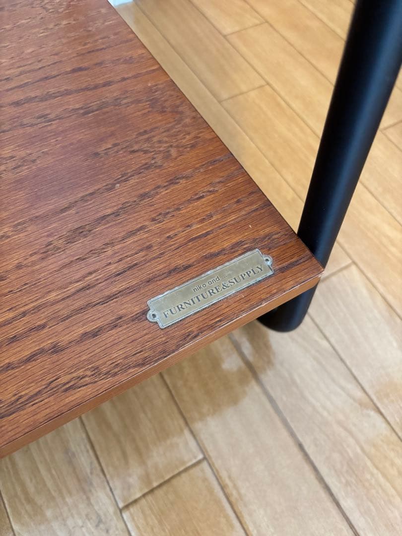 niko and... ニコアンド　ハンガーラック ブラウン