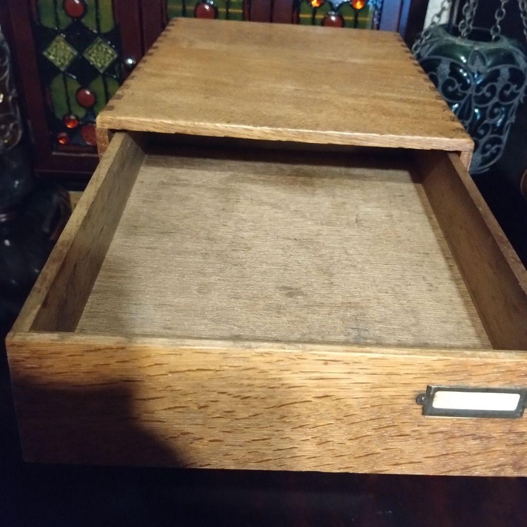 古家具　チェスト　引き出し　楢材