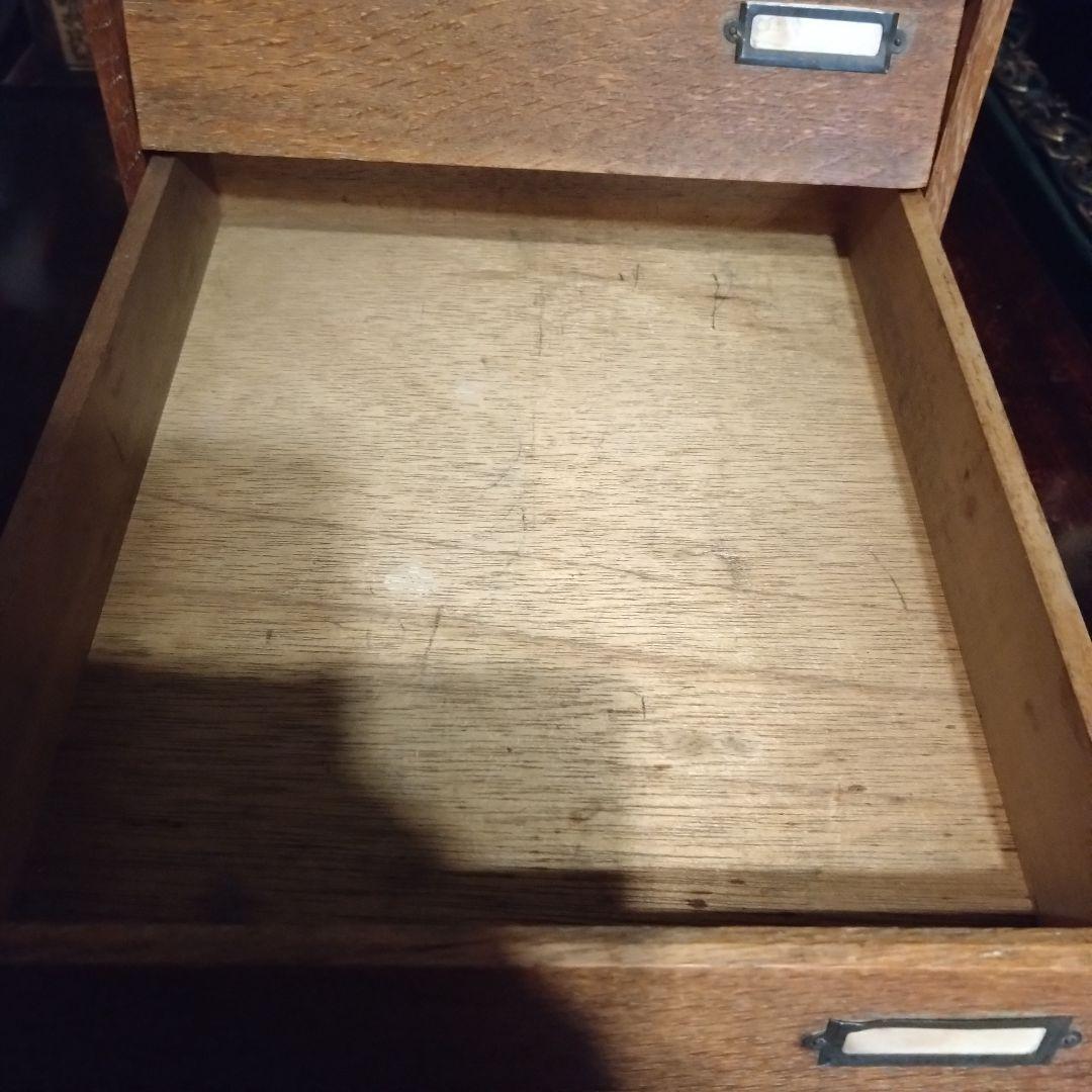 古家具　チェスト　引き出し　楢材