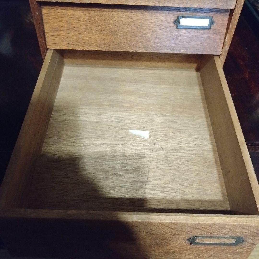 古家具　チェスト　引き出し　楢材