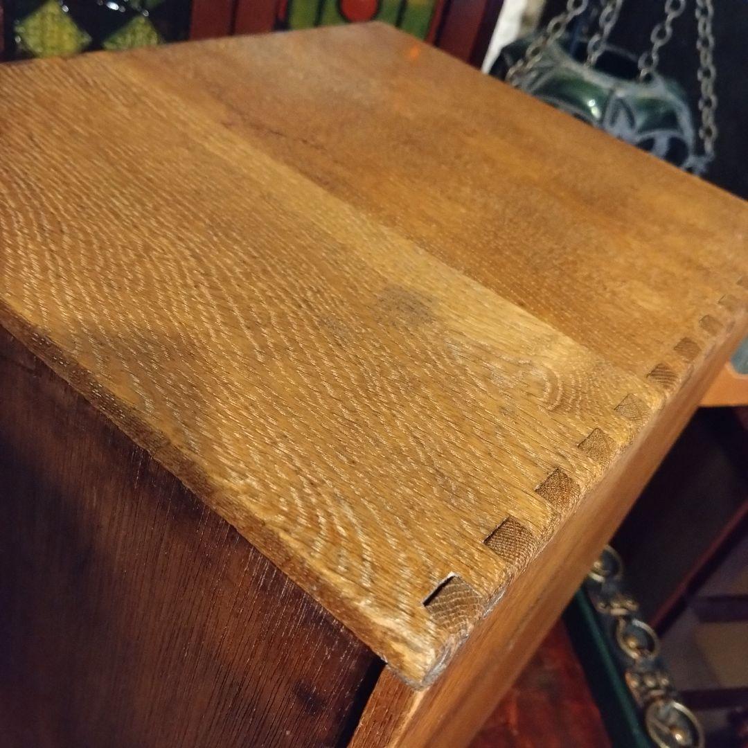 古家具　チェスト　引き出し　楢材