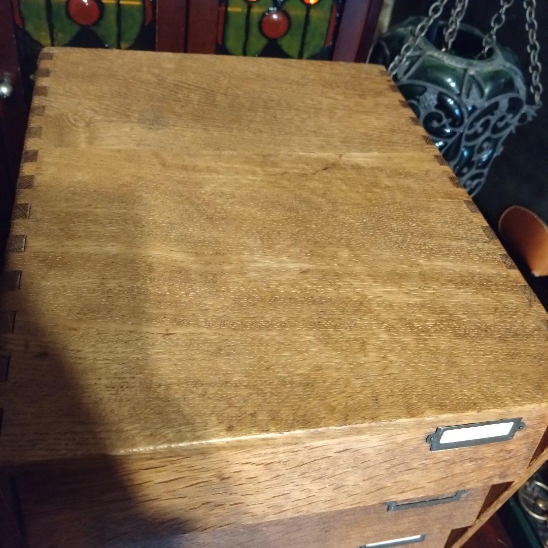 古家具　チェスト　引き出し　楢材