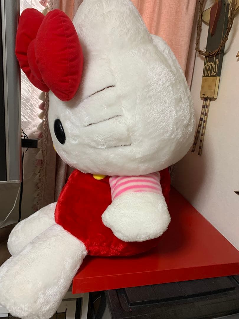サンリオ美品！4L 特大 希少ハローキティ ぬいぐるみ レア - メルカリ