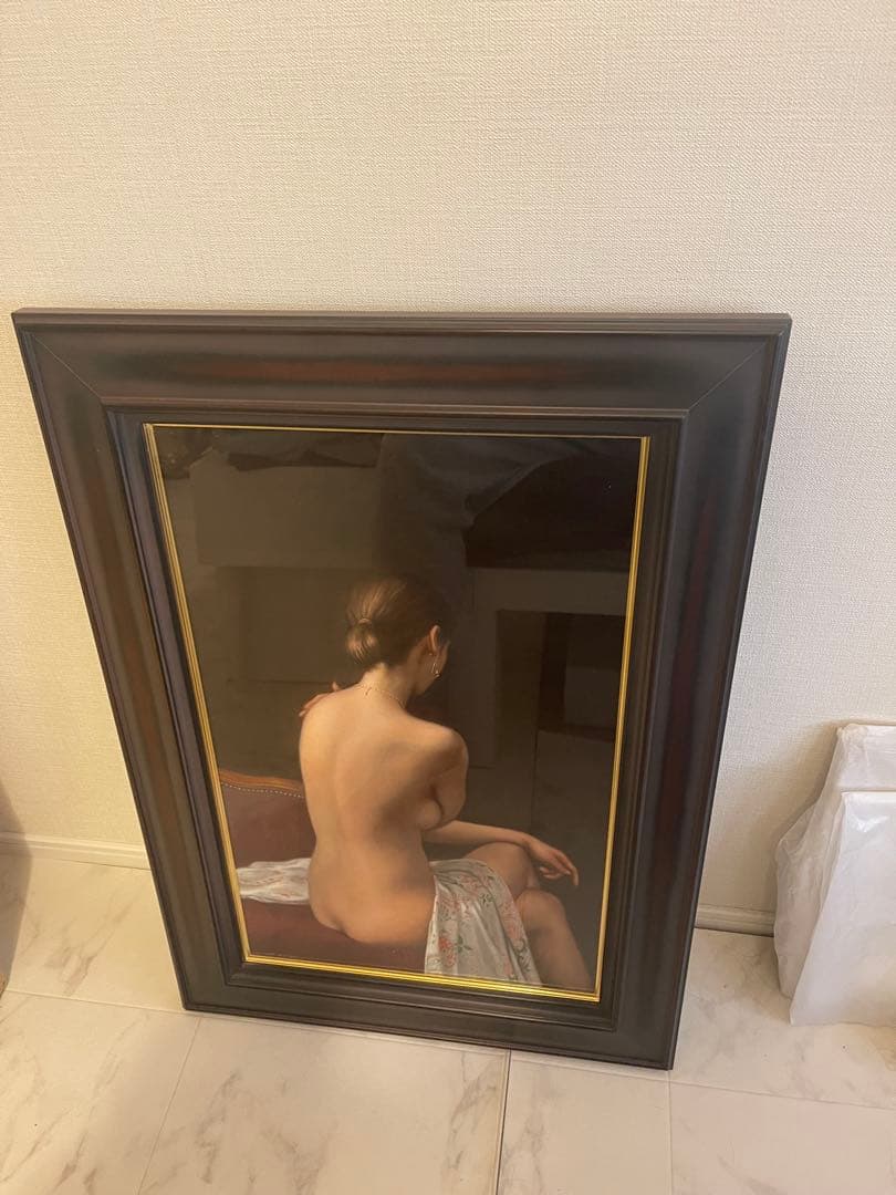 80〜140万円　疋田正章「幽遠」裸婦 共シール 10号 ホキ美術館大賞入選画家