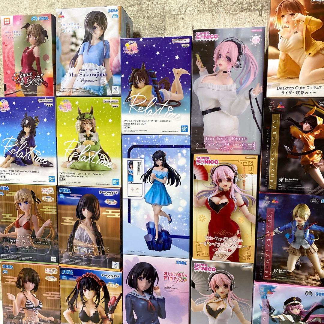 美少女系 プライズフィギュア まとめ売り18個セット そに子 ウマ娘 青ブタ等