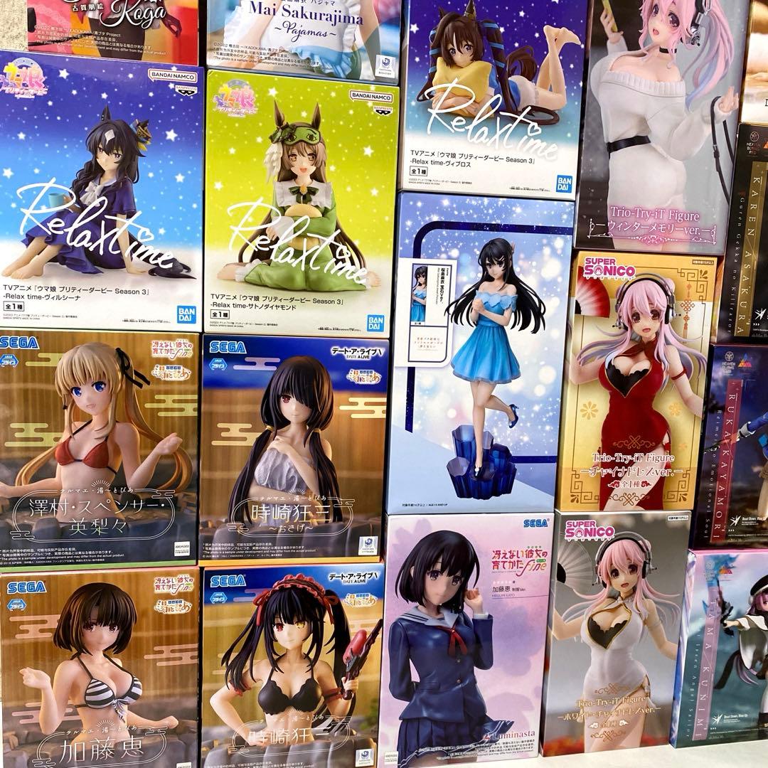 美少女系 プライズフィギュア まとめ売り18個セット そに子 ウマ娘 青ブタ等