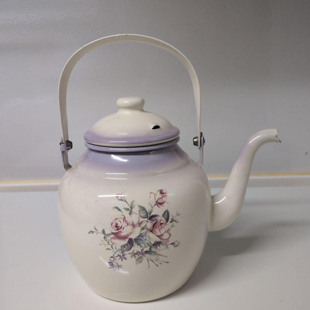 旧 imane ビビアン パープル アンティークケトル イマン