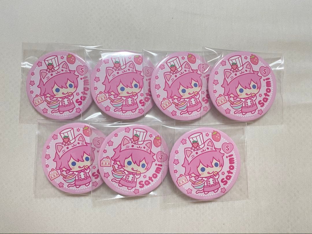 すとぷり さとみくん アニマル 缶バッジ - メルカリ