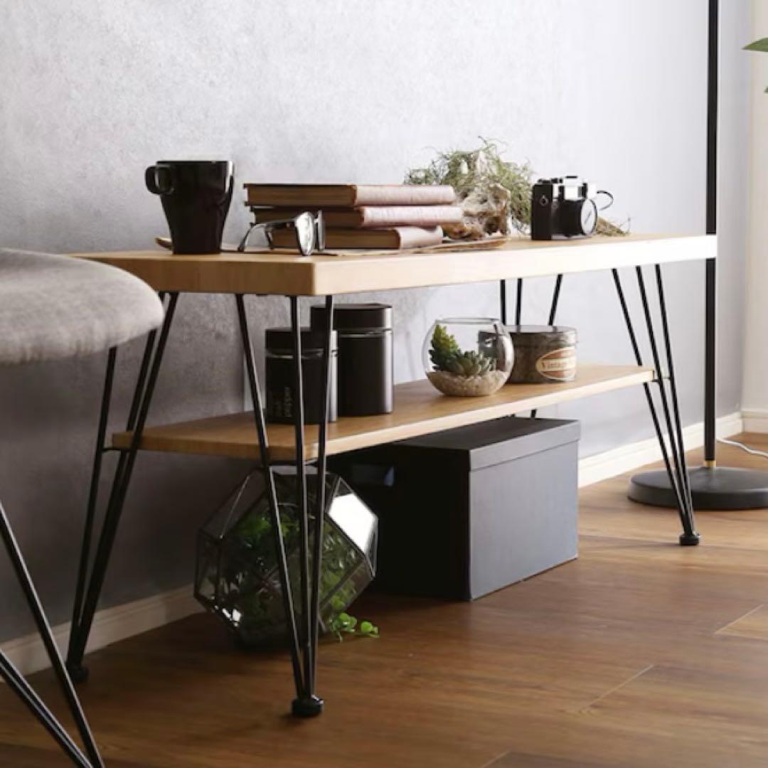 ニトリ　ヴィンテージ　テレビ台　小物置き　ナチュラル　110センチ