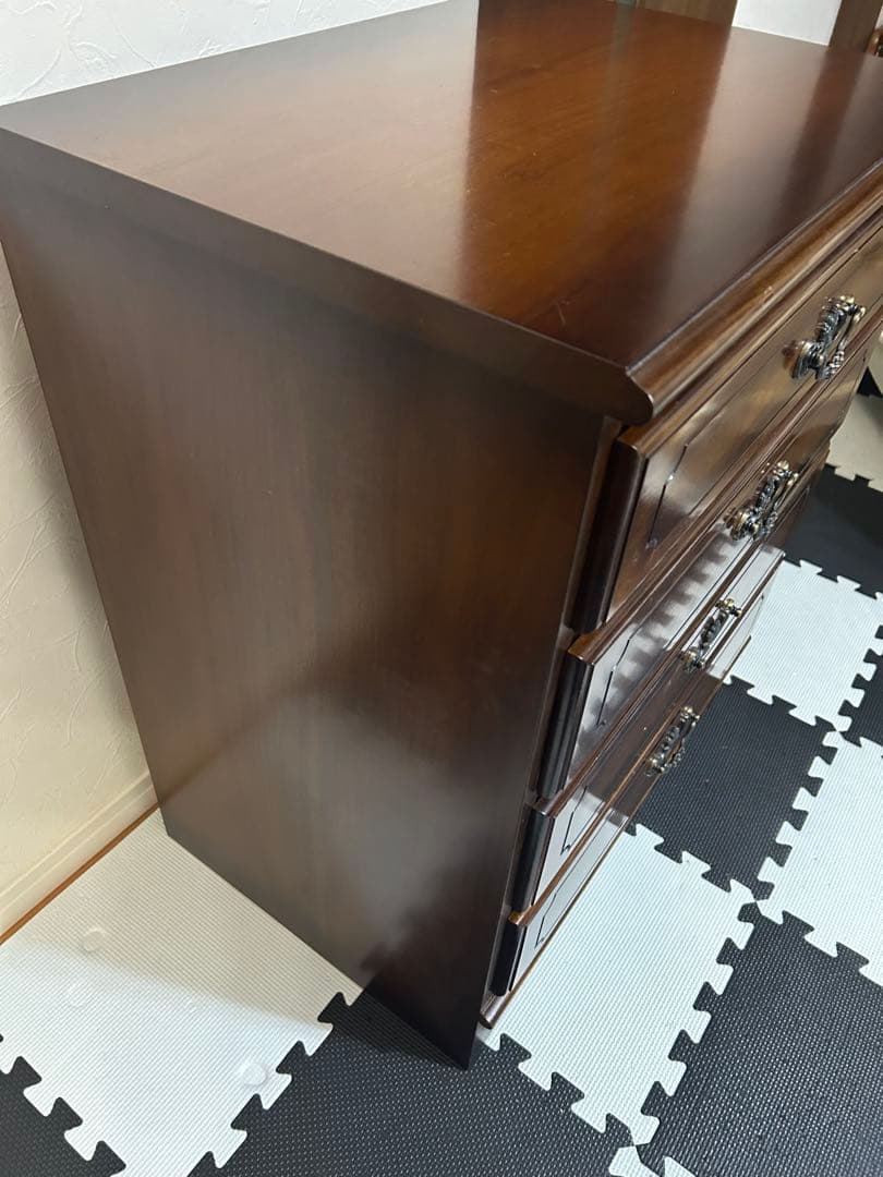 karimoku カリモク家具 コロニアル キャビネット チェスト ４段収納