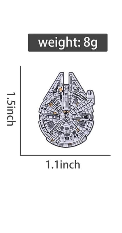 スターウォーズ ミレニアムファルコン ピンバッジ - メルカリ