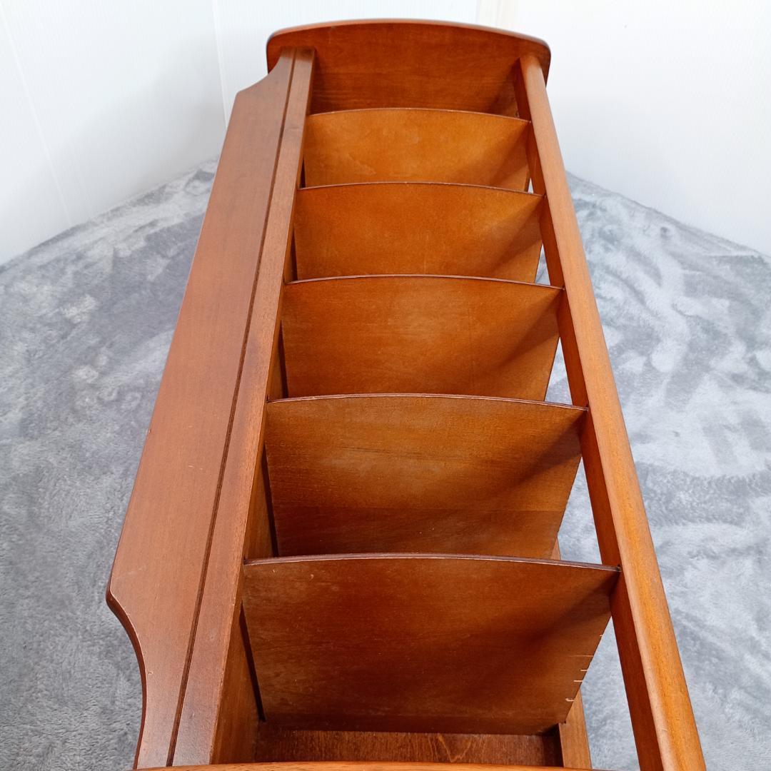 木製 スリッパラック ブラウン 玄関 スリッパ レトロ感あります