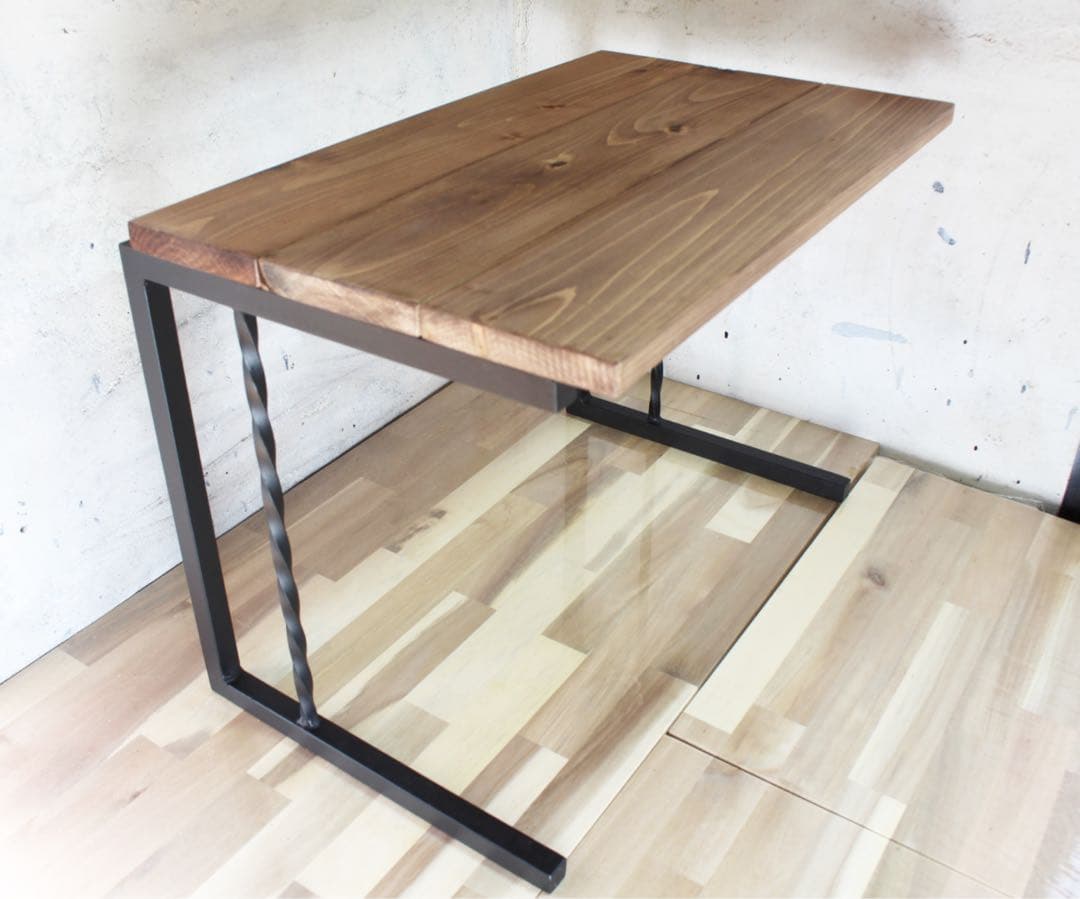 アイアン電子レンジラック！角鉄ネジリ仕様