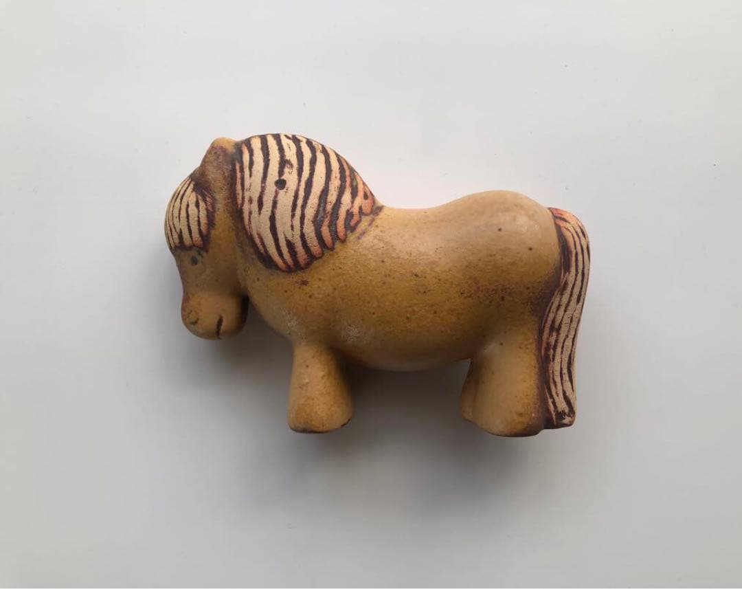 Lisa Larson リサラーソン ポニー 馬 置物 陶器 - メルカリ