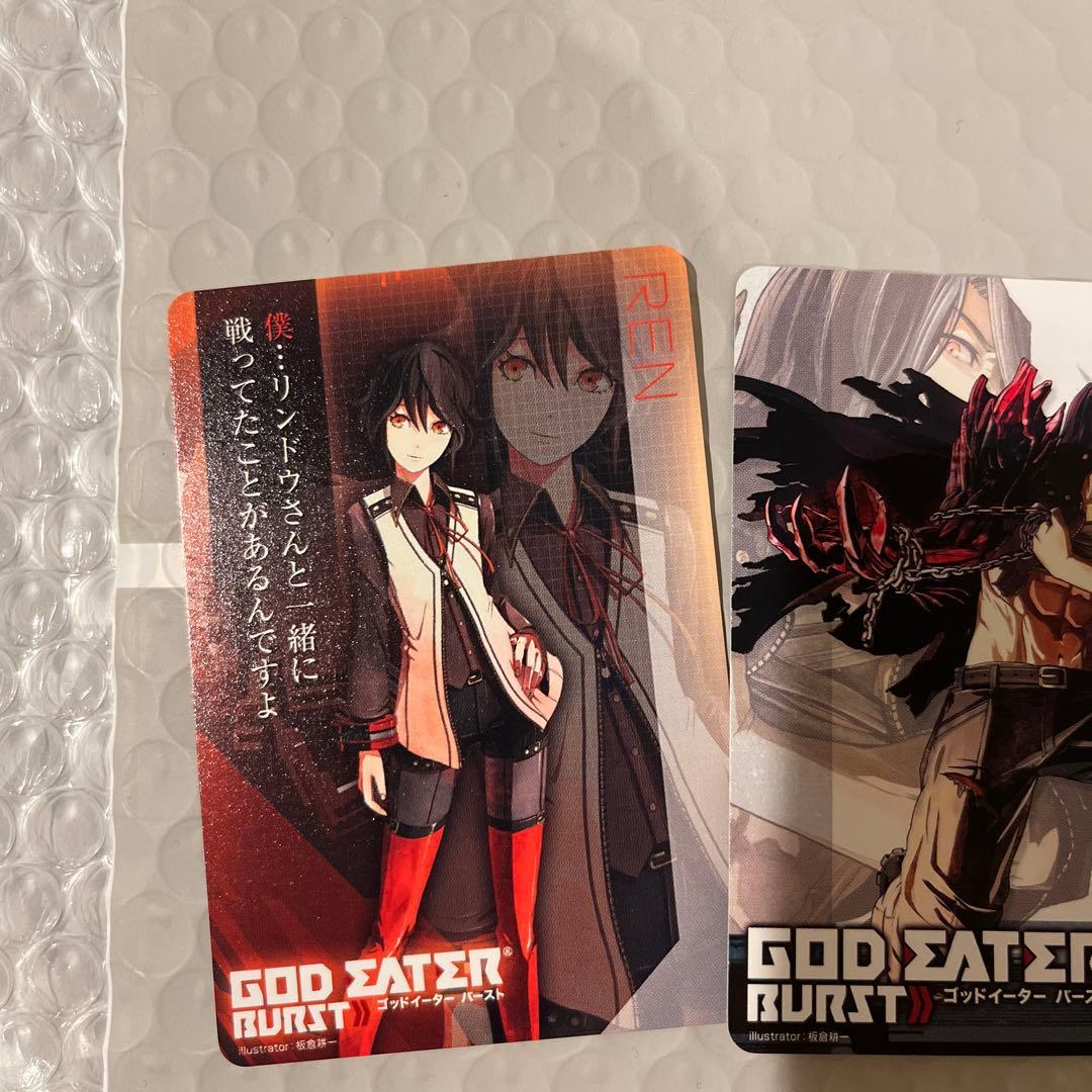 ゴッドイーター リンドウ レン キーホルダー カード フィギュア - メルカリ