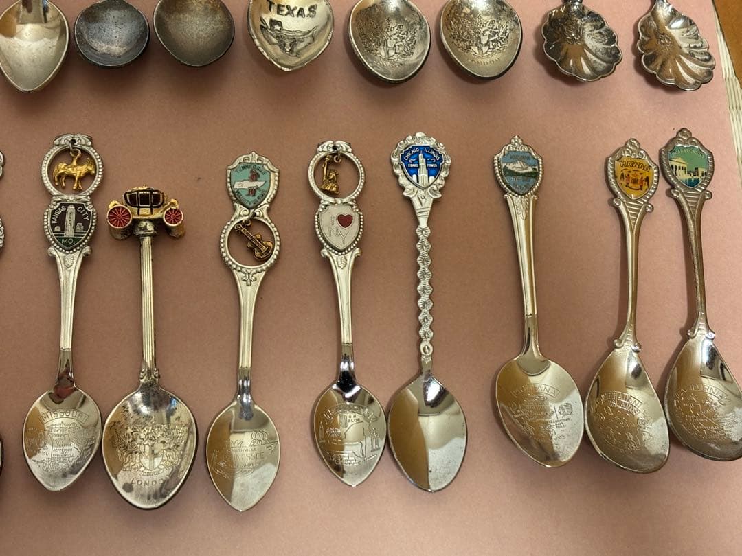世界各地　アンティーク　スプーン