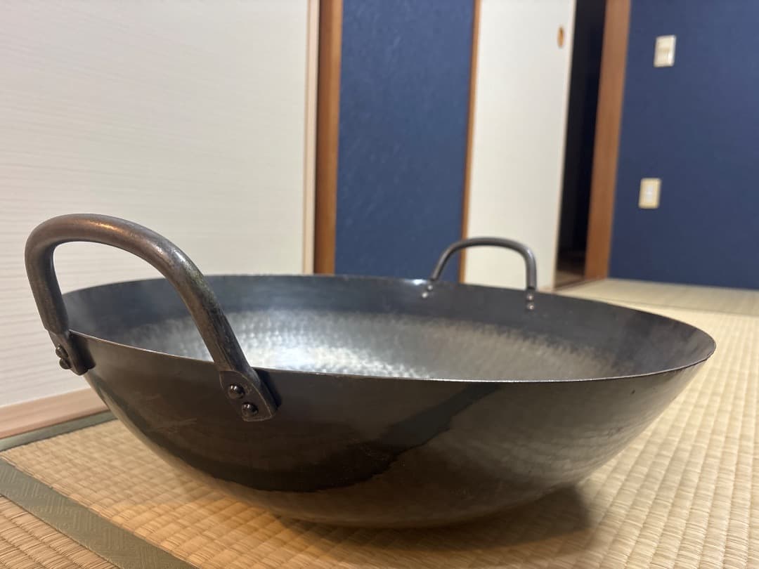 鉄製中華鍋 51センチ　両手　新品