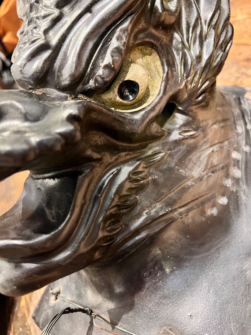 しゃちほこ瓦 焼き物 飾鯱置物オブジェインテリアシャチホコ 高さ約50㎝置物