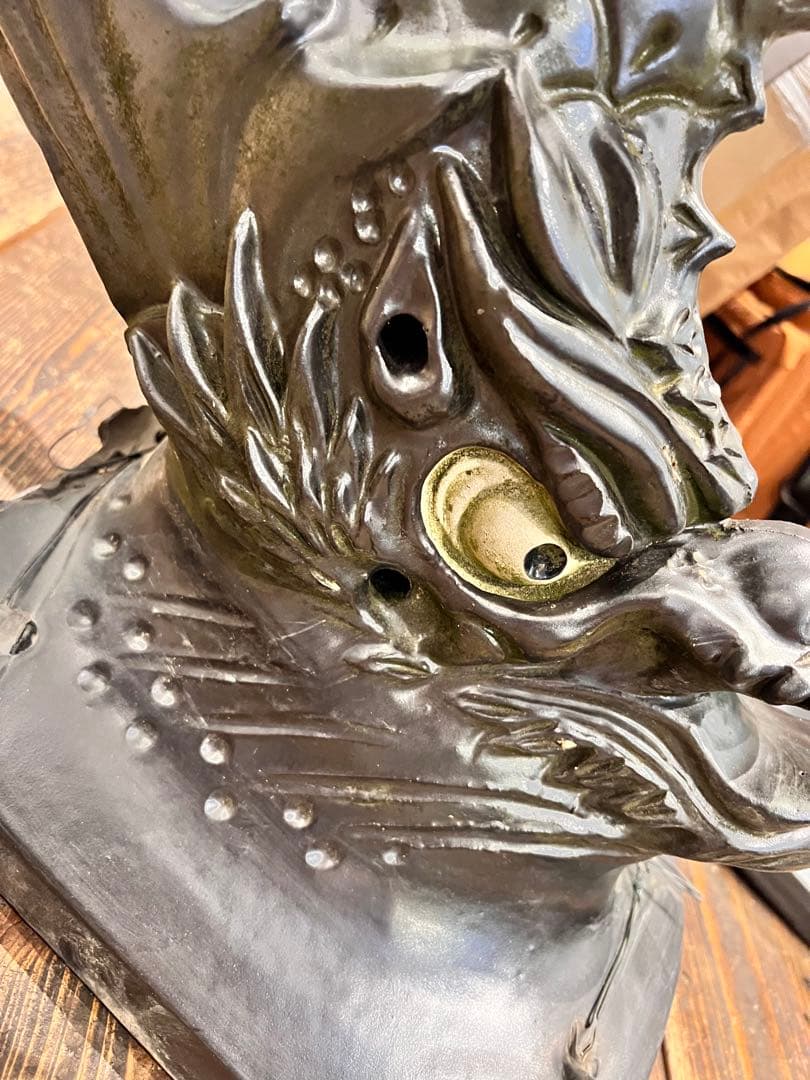 しゃちほこ瓦 焼き物 飾鯱置物オブジェインテリアシャチホコ 高さ約50㎝置物