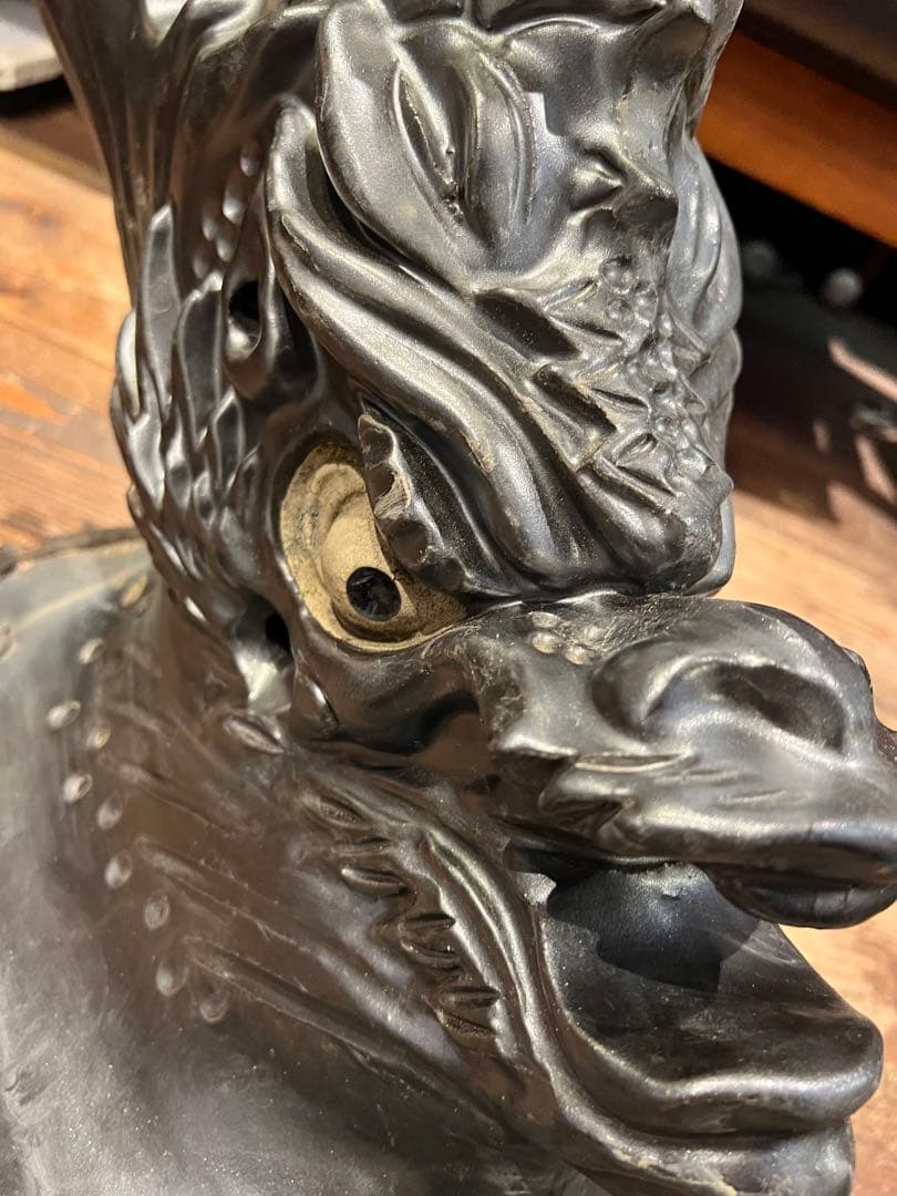 しゃちほこ瓦 焼き物 飾鯱置物オブジェインテリアシャチホコ 高さ約50㎝置物