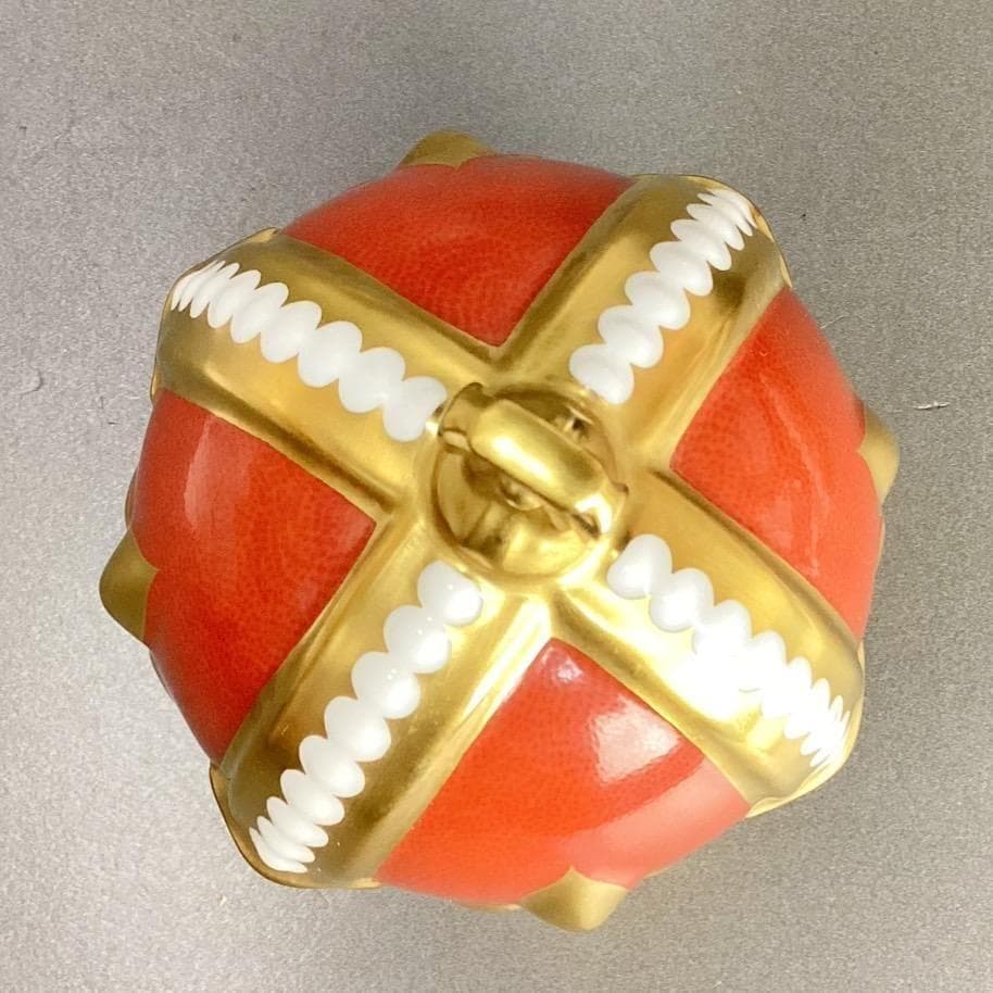 希少【ロイヤルクラウンダービー】王冠 置物 ペーパーウェイト エリザベス女王