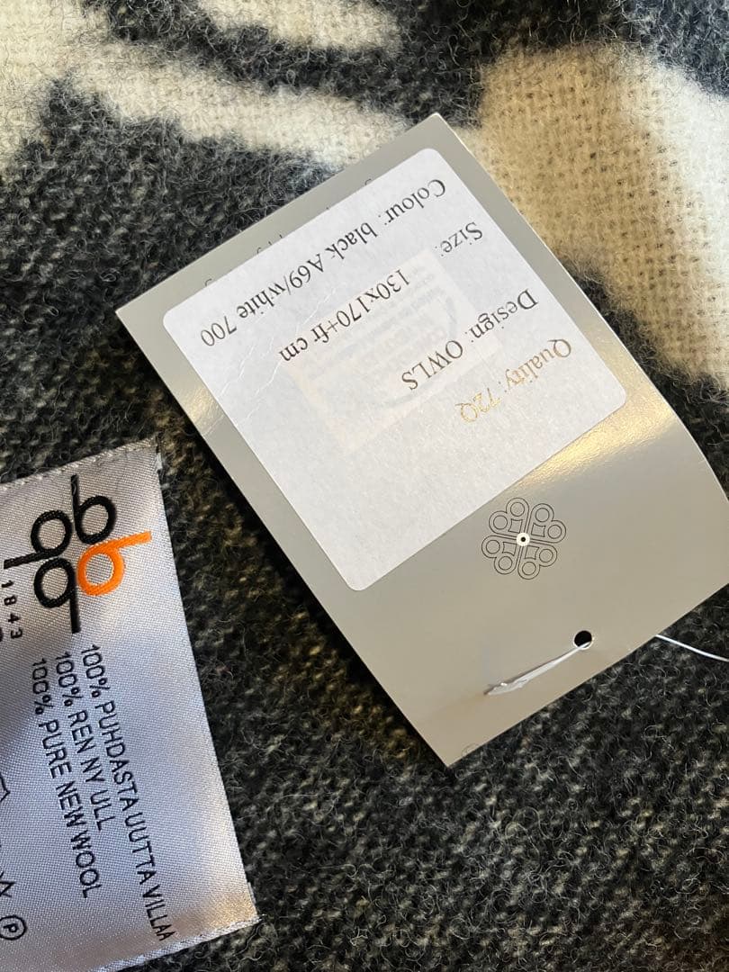 Barker社　ウール100%大判ブランケット