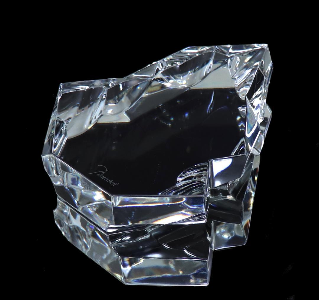 バカラ 1970年頃 激レア 2.5kg 19.5cm 氷山 多面体カット 置物