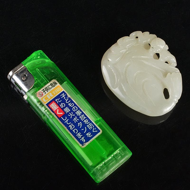 中国 玉石白玉彫刻 蝙蝠彫 根付 紙鎮 置物 C R7147E - メルカリ