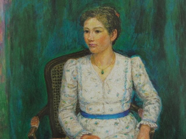 斎藤秀夫、【明日へ】、希少な額装用画集画、新品高級額 額装付、状態良好