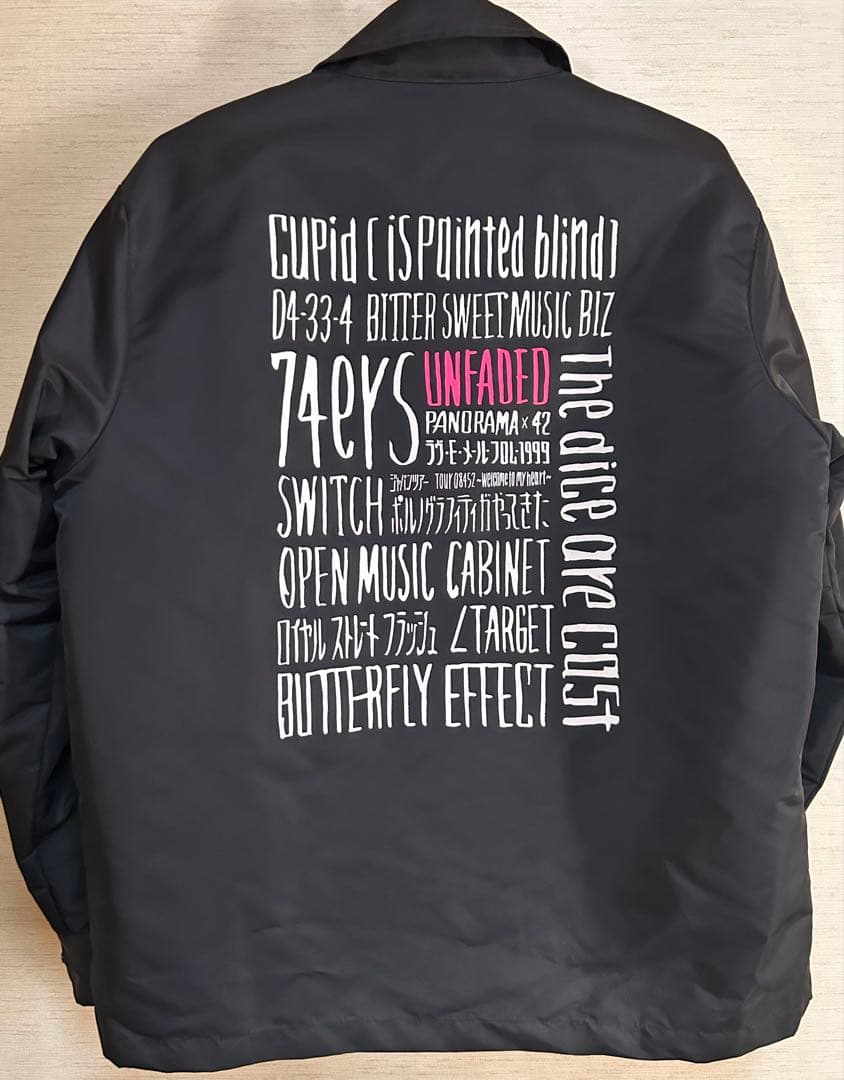 良品】ポルノグラフィティ コーチジャケット Mサイズ - メルカリ