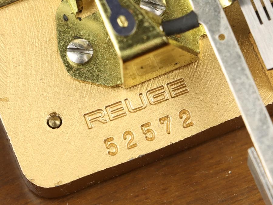 Y2534 リュージュ オルゴール ビバルディ「四季」3曲 72弁 金象嵌 ma