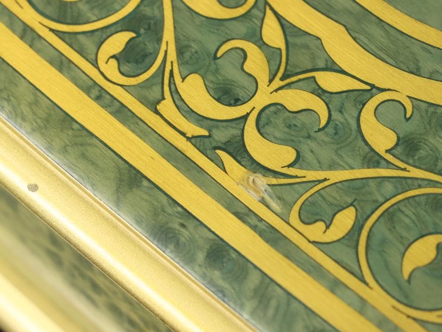 Y2534 リュージュ オルゴール ビバルディ「四季」3曲 72弁 金象嵌 ma