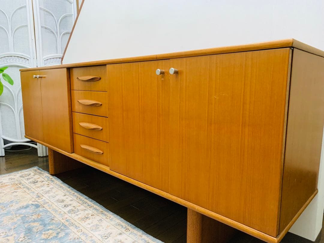 W180cm◆画像加工なし◆存在感 ビンテージ ミッドセンチュリー サイドボード