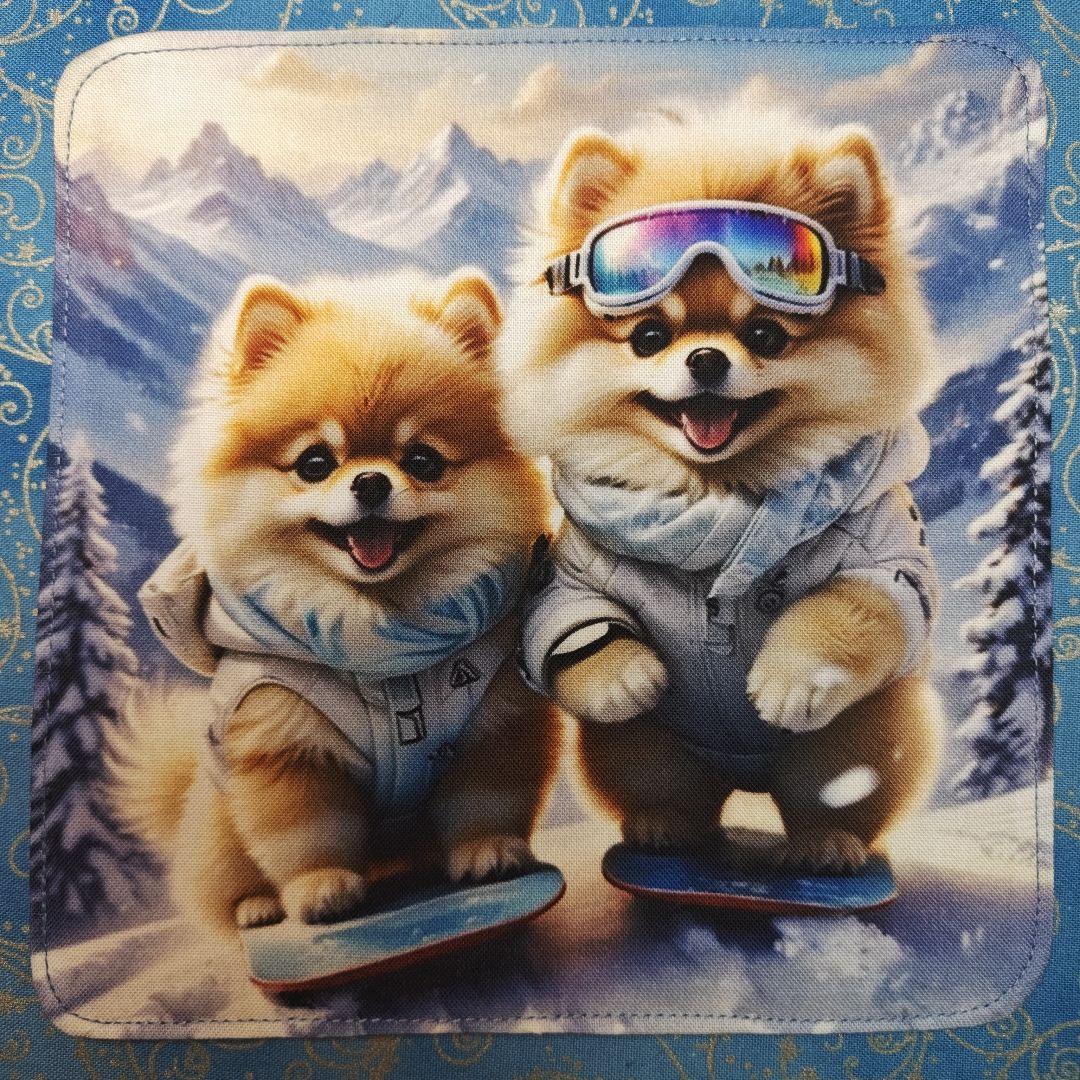 ご確認用　Yourelia　わんこ柄　ハンカチ　ハンドメイド12/11