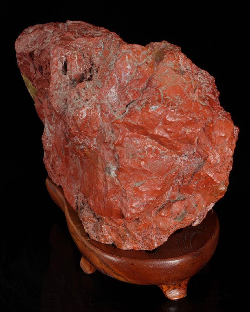 マ*3様 佐渡 赤玉石 赤石 碧玉 水石 鑑賞石 天然石 原石 大型20.3kg