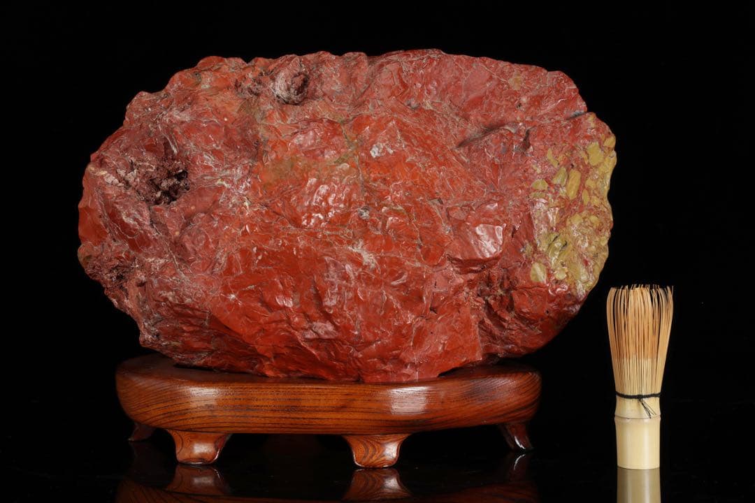 マ*3様 佐渡 赤玉石 赤石 碧玉 水石 鑑賞石 天然石 原石 大型20.3kg