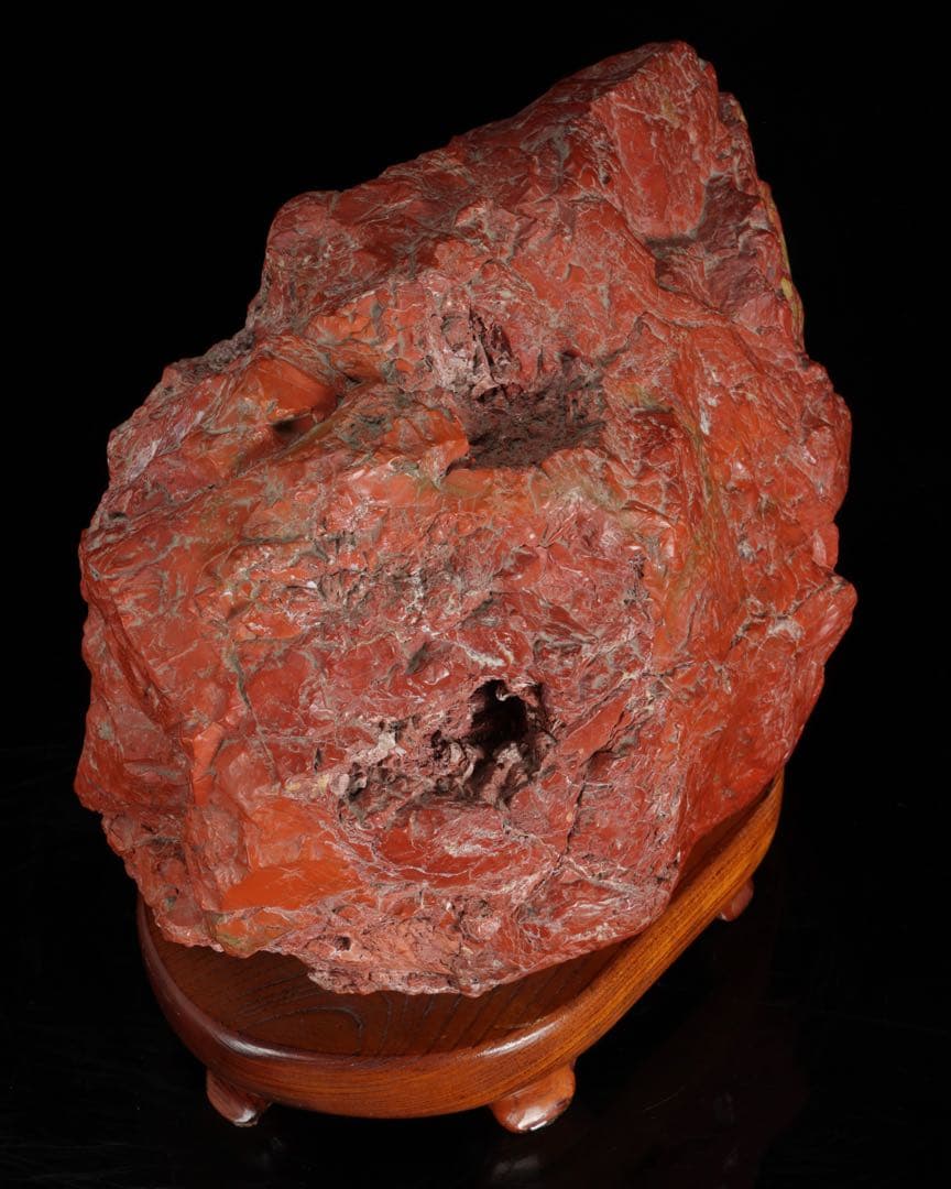 マ*3様 佐渡 赤玉石 赤石 碧玉 水石 鑑賞石 天然石 原石 大型20.3kg